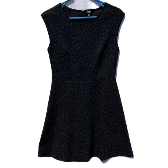 Premise Dresses animal print black dress. Size 8. Great condition. - Picture 3 of 7